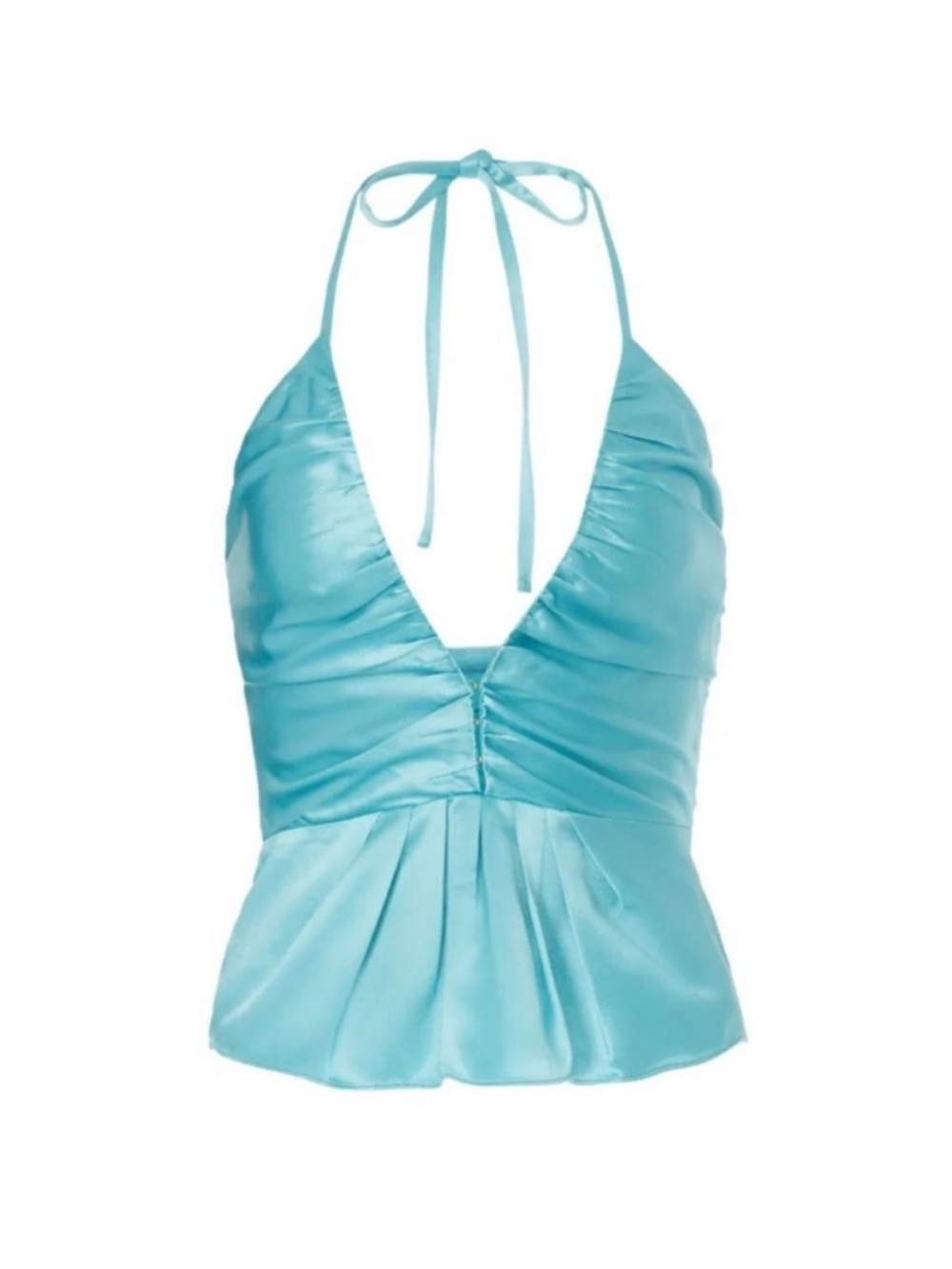 NICHOLAS Top 2 Halter Blue